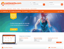 Tablet Screenshot of cantocerto.com